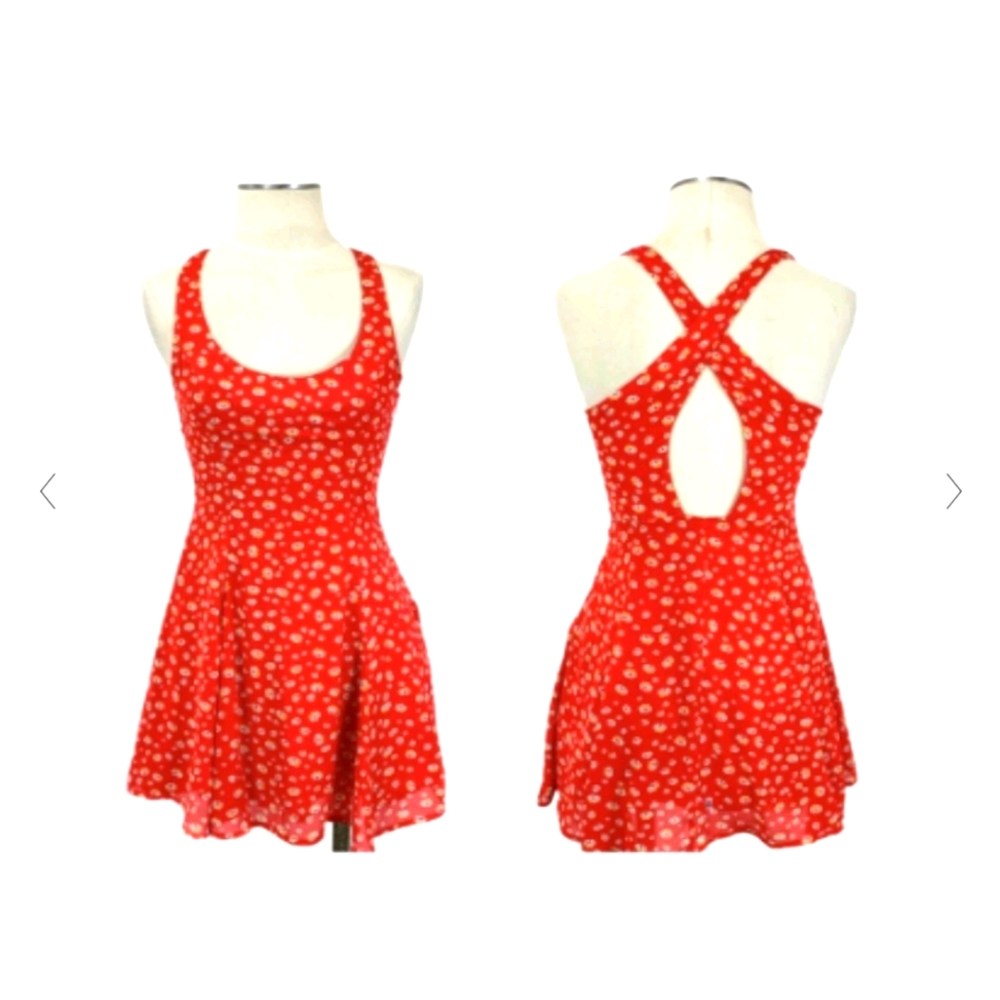 Lucca Couture Cross Back Babydoll Mini